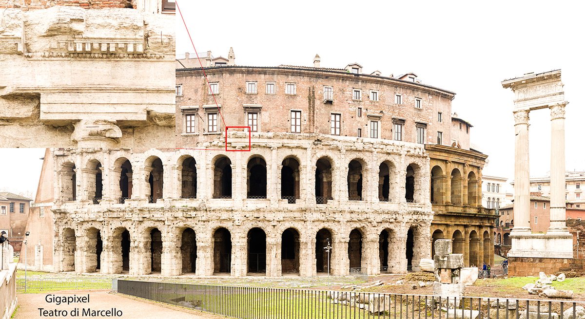 Fotografia gigapixel Roma