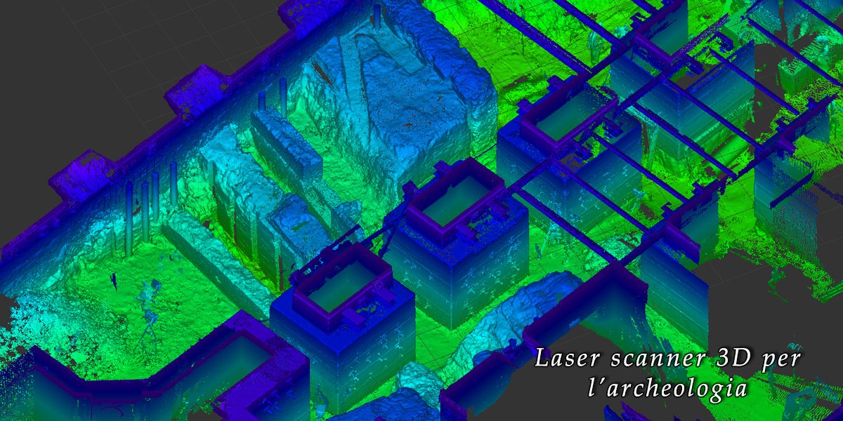 laser scanner archeologia